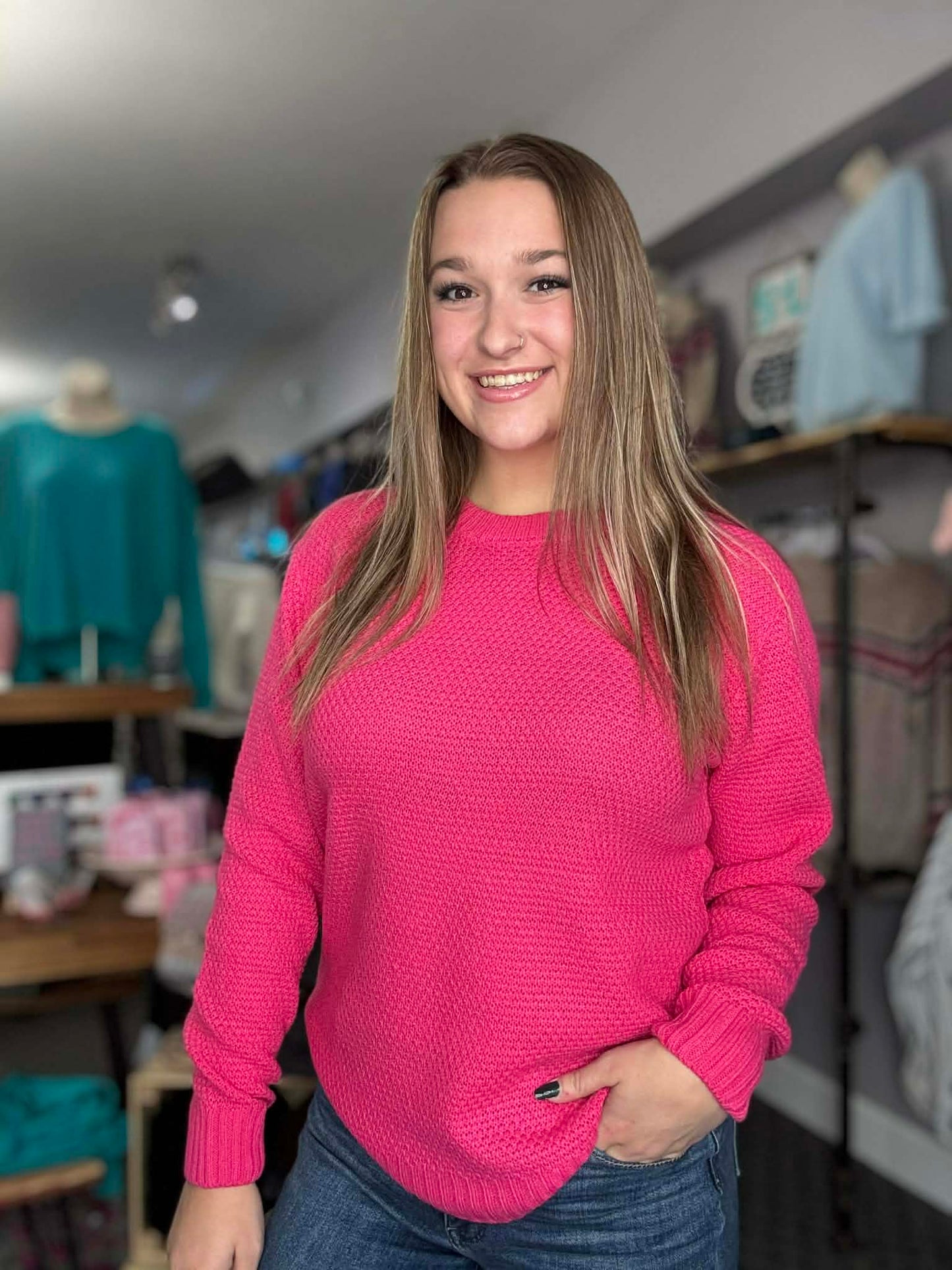 Softest Pretty Pink Sweater