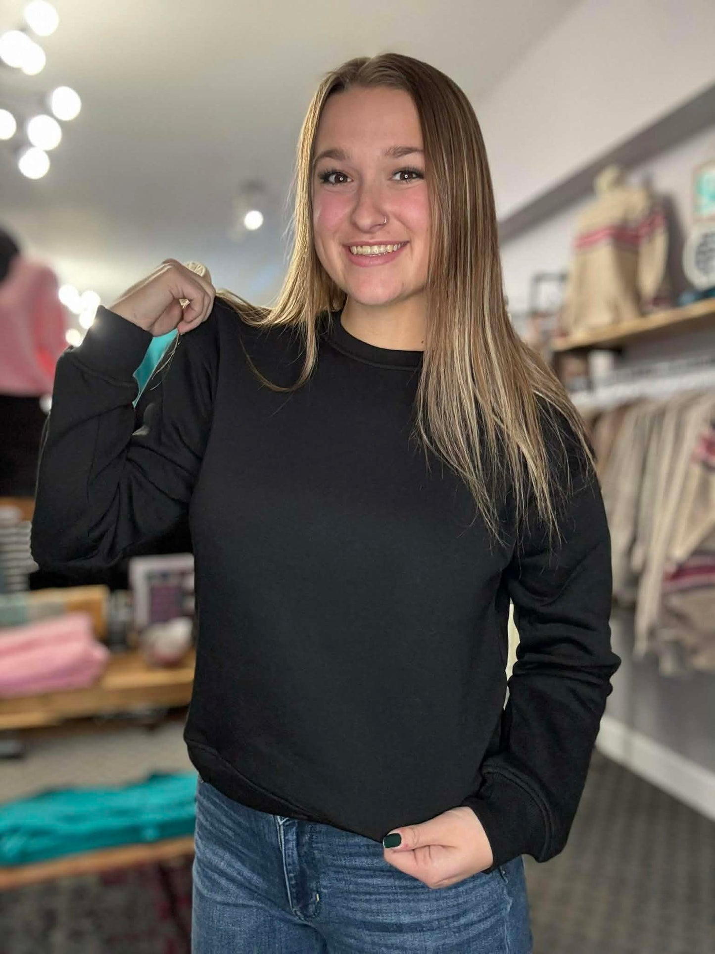 Classic Fit Fleece Sweatshirt