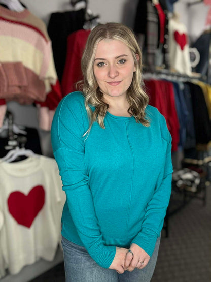 Gorgeous Front Seam Soft Sweater