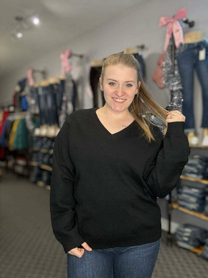 V-Neck Pretty Sweater