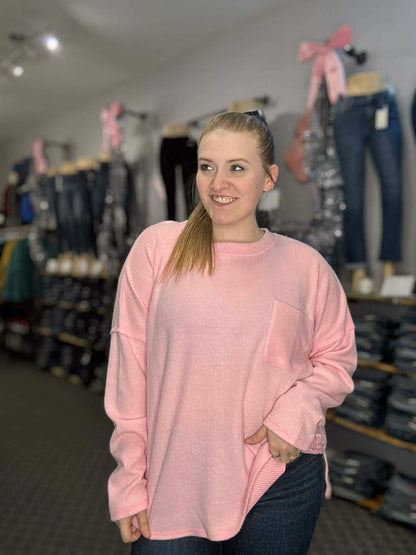 Brushed Ribbed Sweater