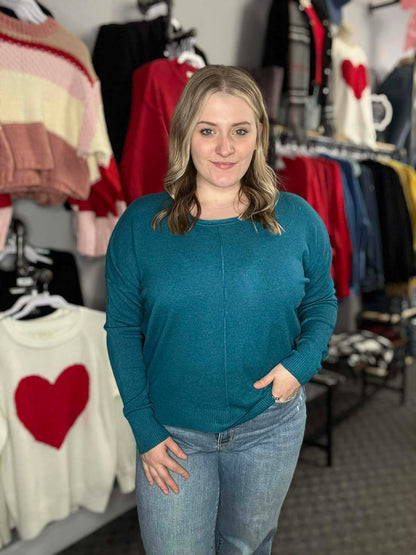 Gorgeous Front Seam Soft Sweater