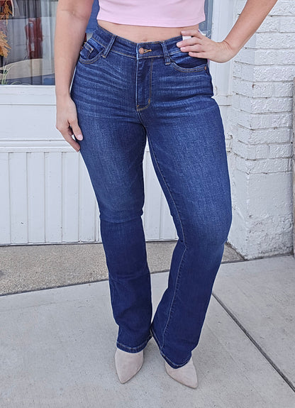 Reg/Plus Dark Wash "Urban Cowgirl" Bootcut