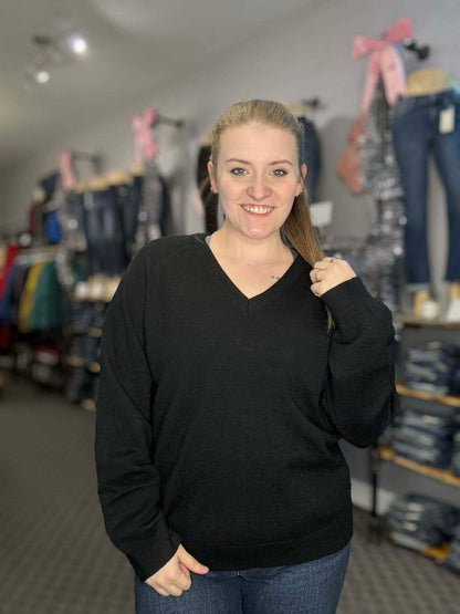 V-Neck Pretty Sweater