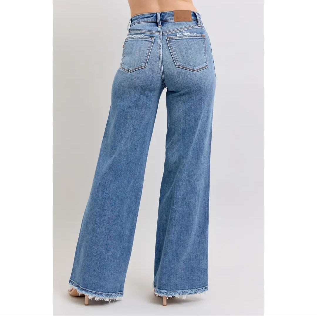 Judy Blue Hi Rise Retro Wide