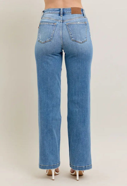 Judy Blue Hi-Waist Trouser Straight Fit