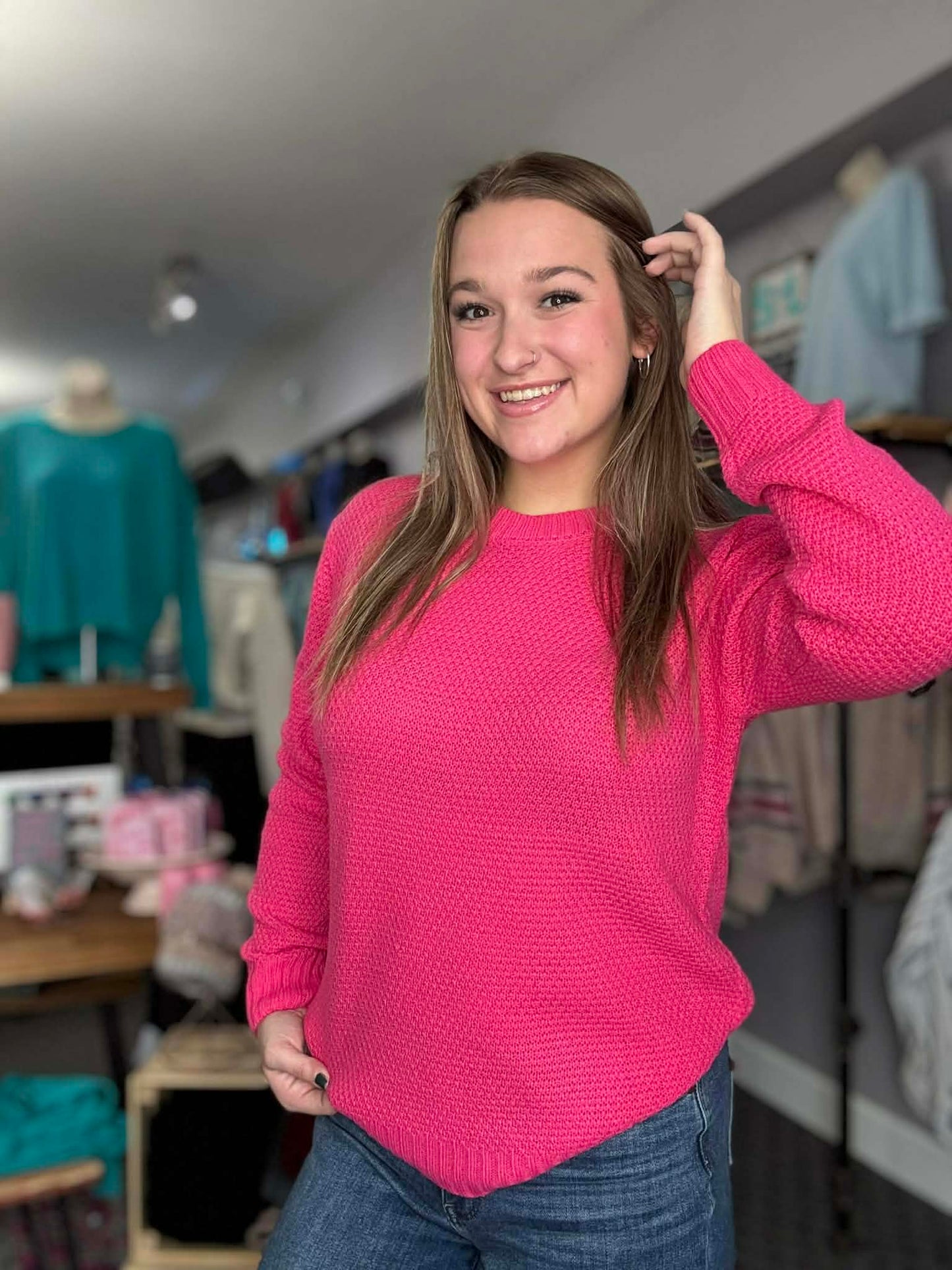 Softest Pretty Pink Sweater