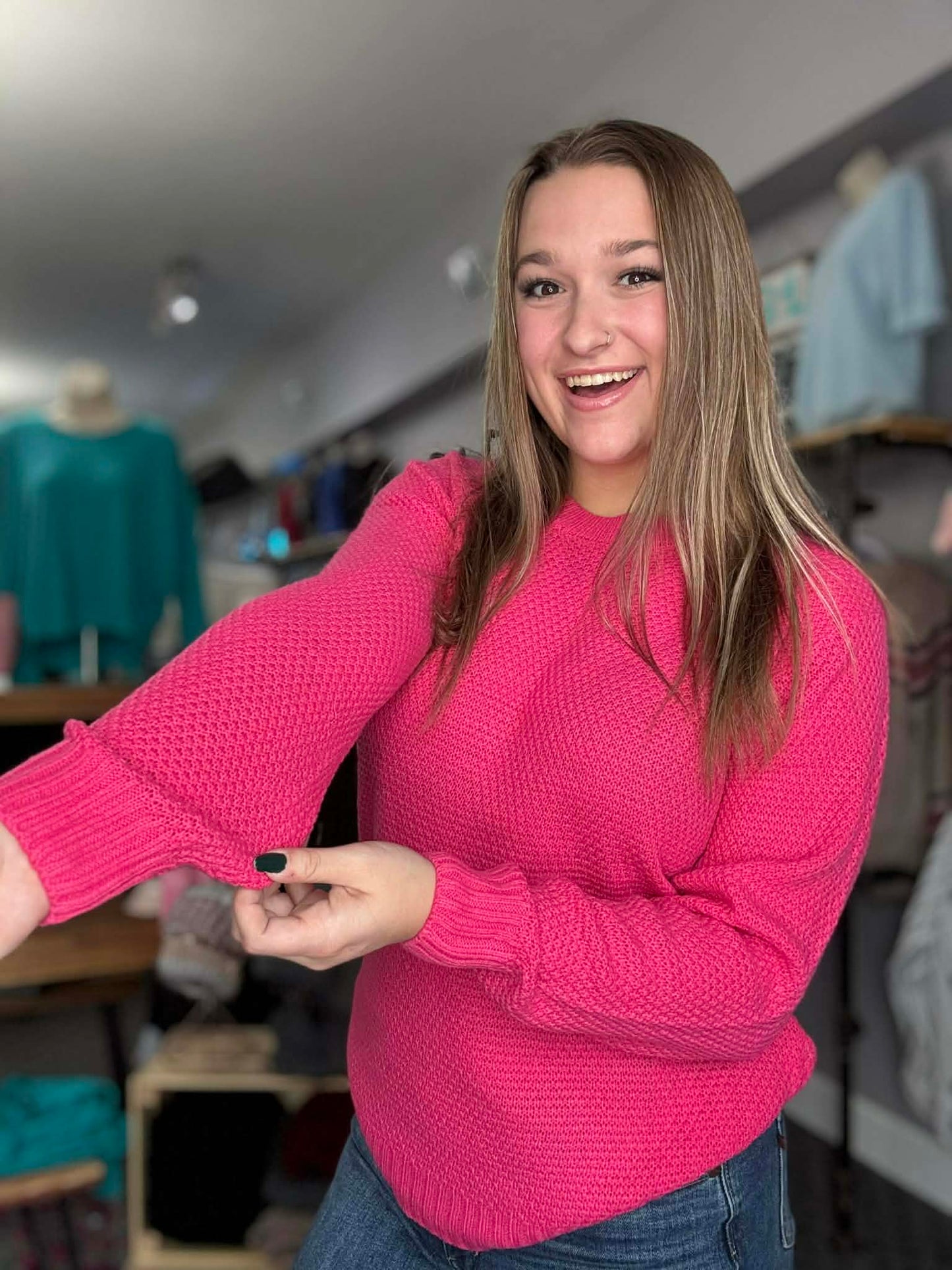 Softest Pretty Pink Sweater