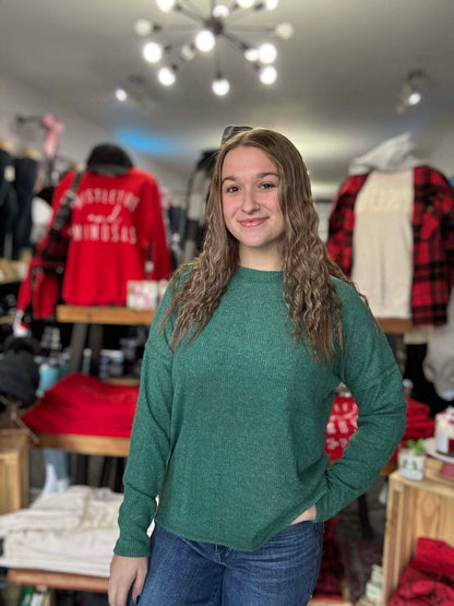 Brushed Ribbed Sweater