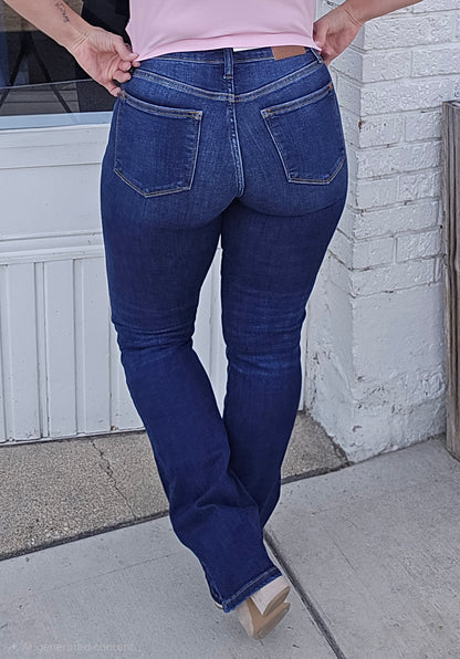 Reg/Plus Dark Wash "Urban Cowgirl" Bootcut