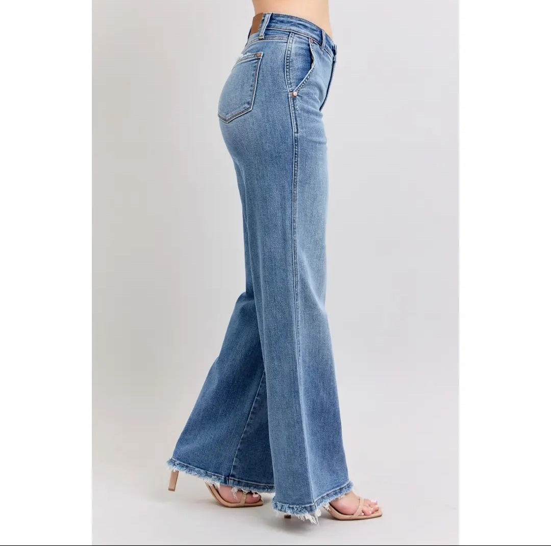 Judy Blue Hi Rise Retro Wide
