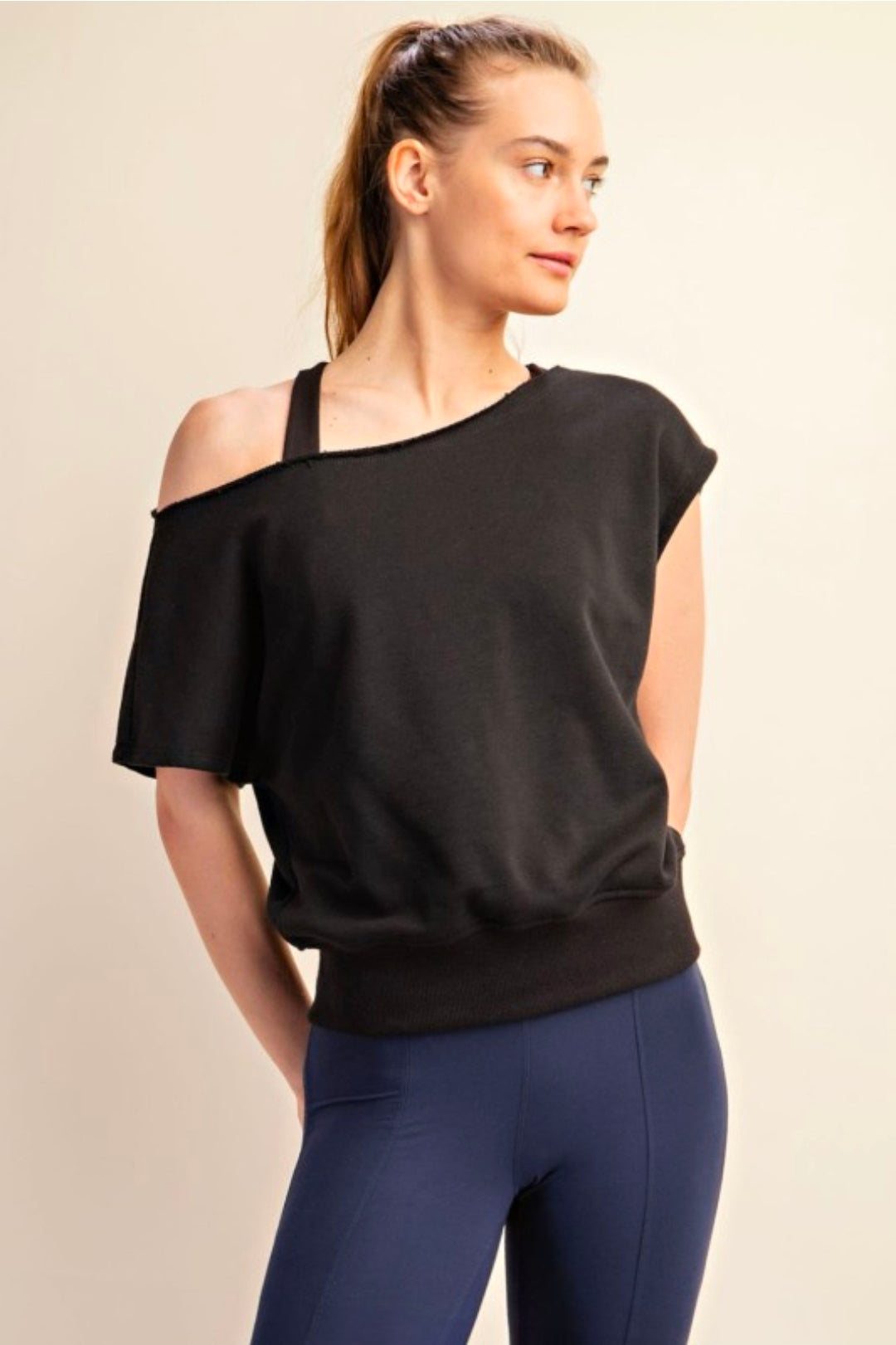 French Terry Off The Shoulder