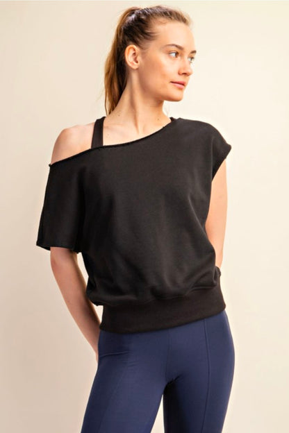 French Terry Off The Shoulder