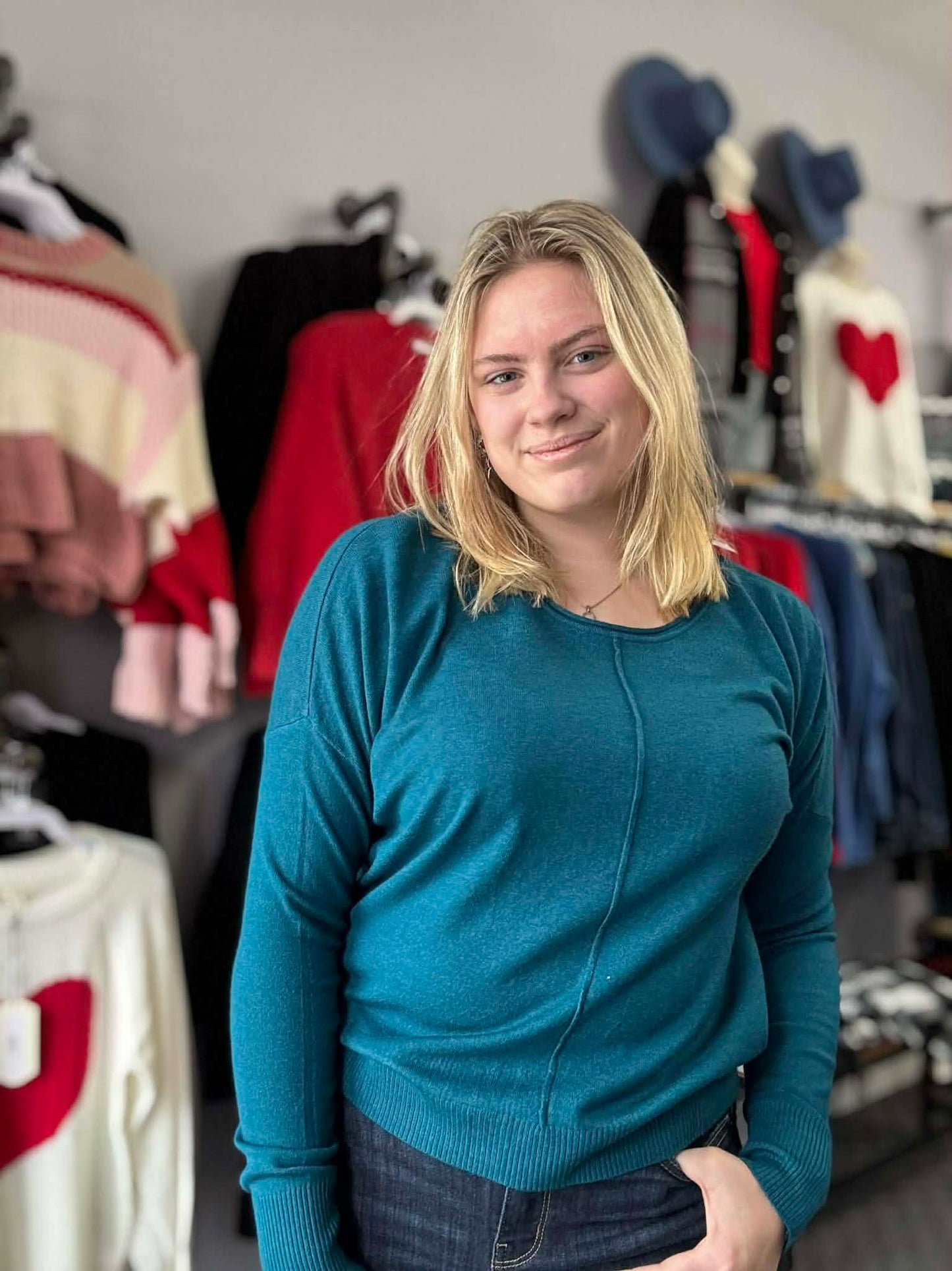 Gorgeous Front Seam Soft Sweater