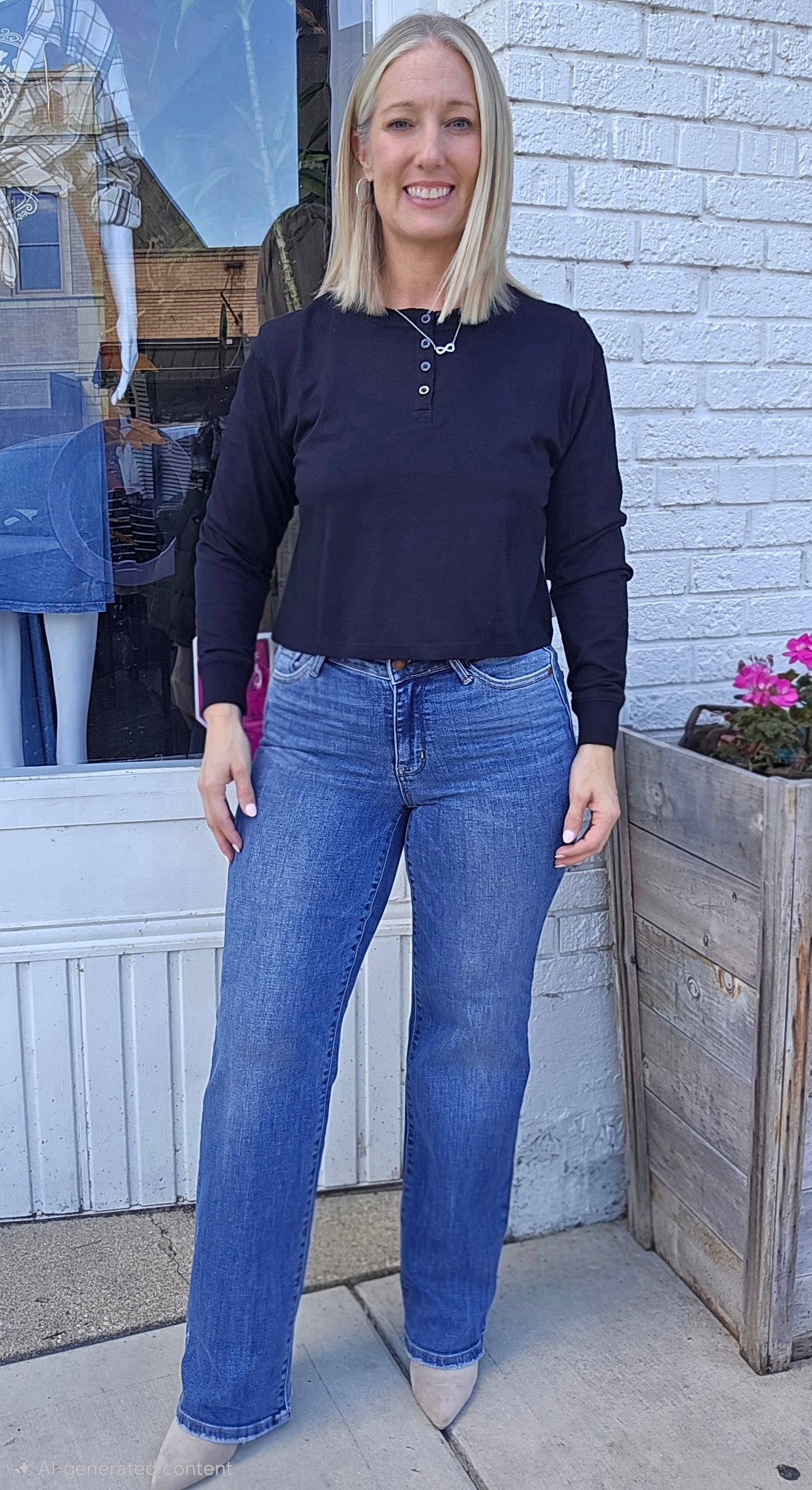 Reg/Plus HW V-Front "Vintage Wash" Straight