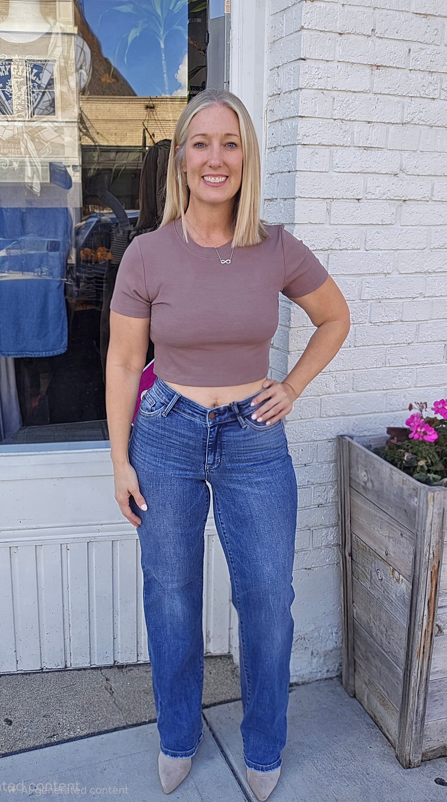 Reg/Plus HW V-Front "Vintage Wash" Straight