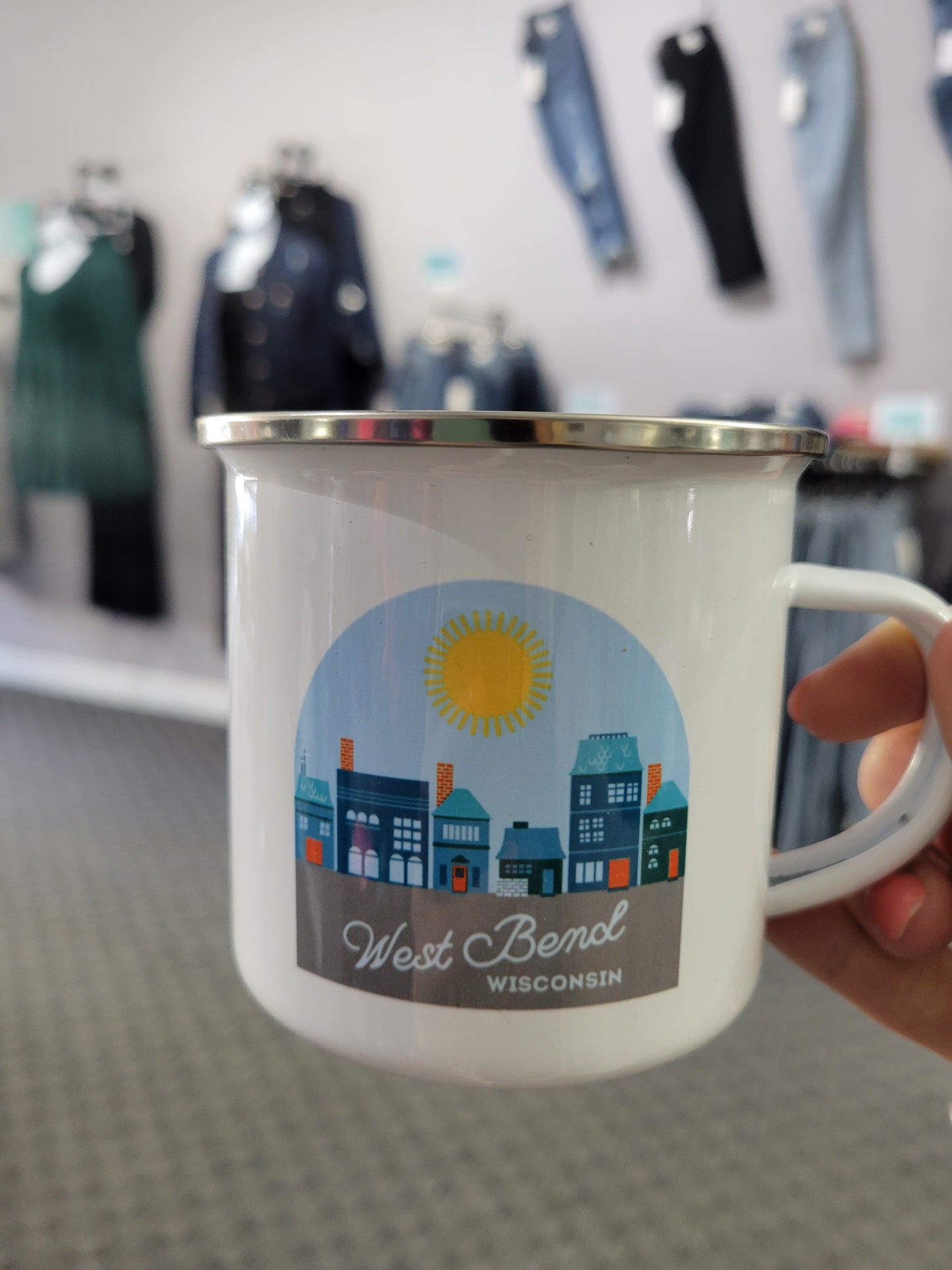 Personalized City Camp Mug - Shop Local