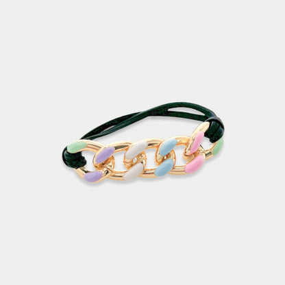 Pastel Enamel Hair Tie - Bracelet