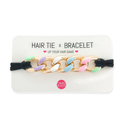 Pastel Enamel Hair Tie - Bracelet